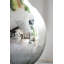 Vase de table en verre argenté-575606647