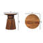 Table d'appoint ronde Amber Oak
