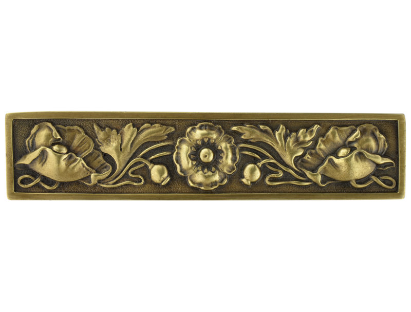 English Garden Bar / Handle Pull, Antique Brass