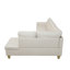 Ensemble de canapé modulaire 3 pièces en similicuir blanc avec repose-pieds-98175004-98175005-98175010