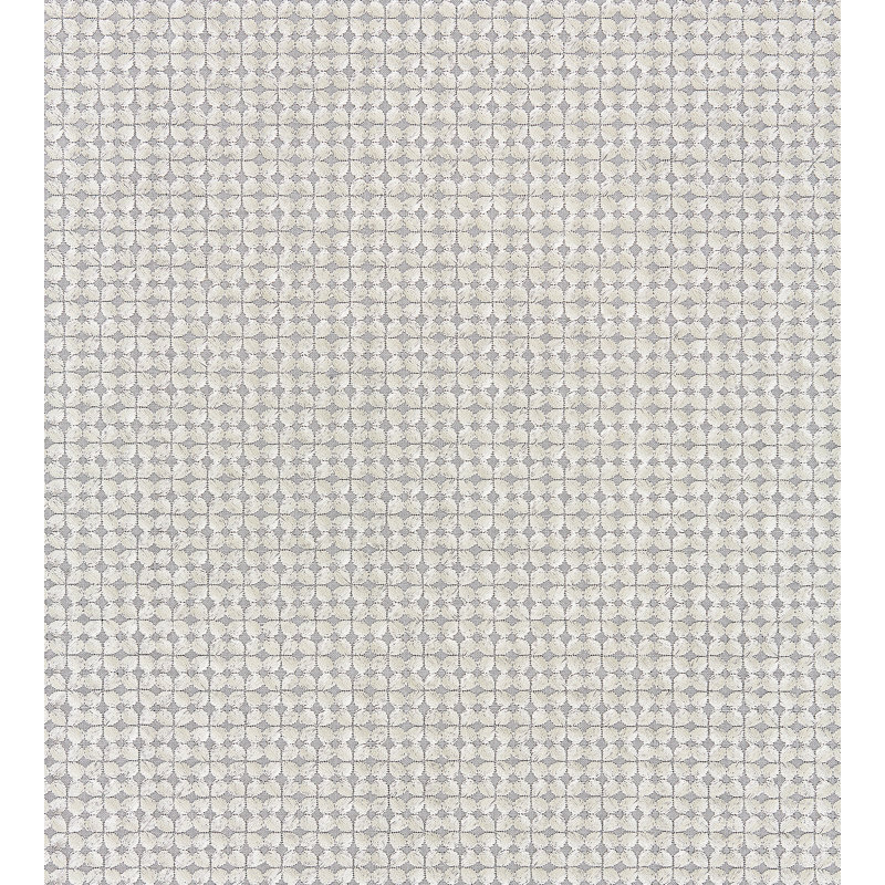 Modern Luxury Floret Embroidery Fabric, Pewter