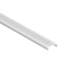 Plaster-in LED Aluminum Channel,6.6 ft/2M, Trimless Recessed Drywall LED Strip Diffuser Channel, with Milky Cover, End Caps and Mounting Clips, Aluminum Profile, for Wall and Ceiling