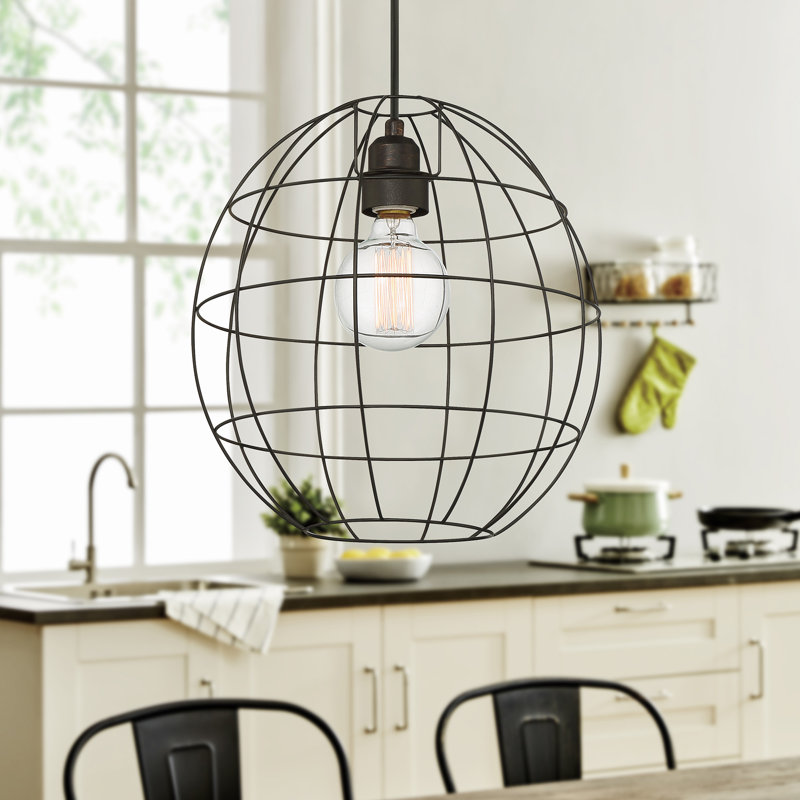 Armonk 1 - Light Copper Bronze Single Pendant