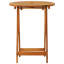 Asanta Round Pine Folding Outdoor Dining Table With Umbrella Hole , 60cm cm W 60cm cm D