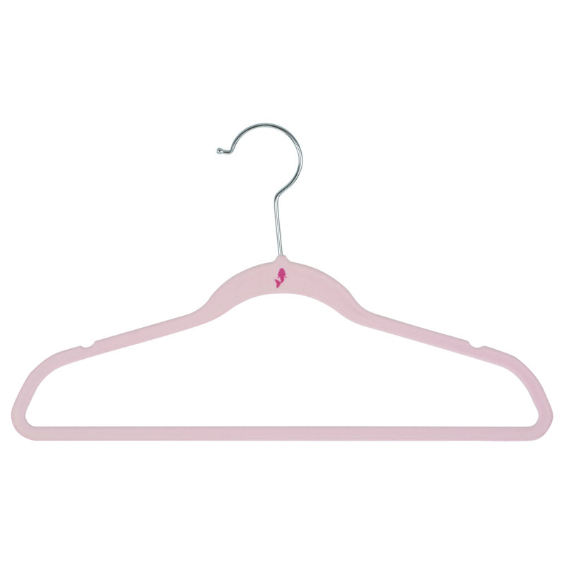 Cintre en plastique antidérapant pour enfant / robe / chandail Timothy, Rosé, 50