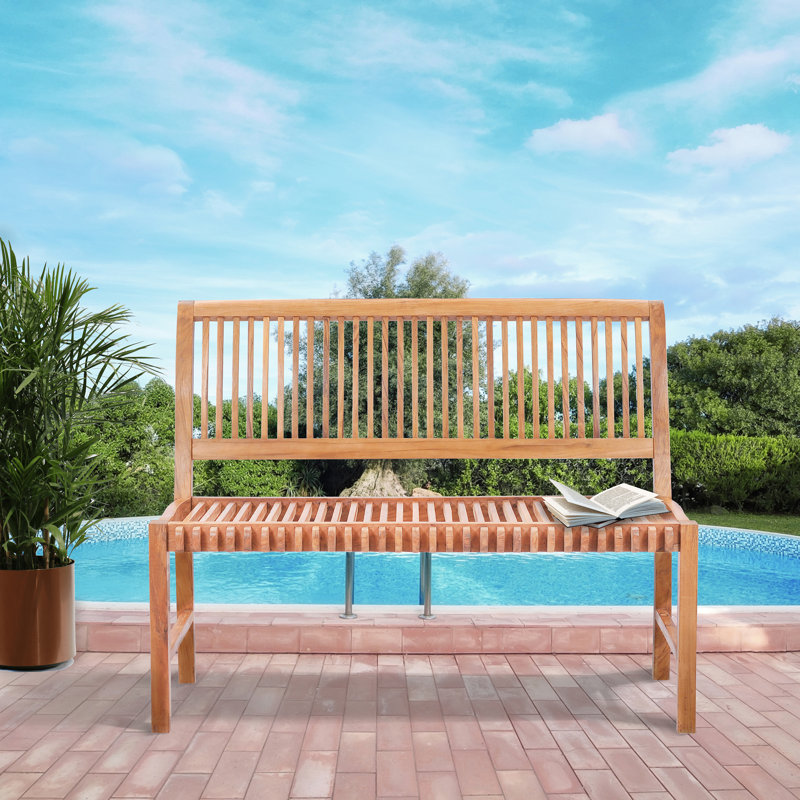 Castle Outdoor Teak Bench