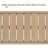 Outdoor U-shaped Leg Acacia Wood Bench