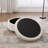 31.5"W Upholstered Round Ottoman With Reversible Lid, Velvet Storage Stool, Channel Tufted Pumpkin-Shape Footstool For Living Room, Bedroom And Office-926296135