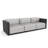 Gatsby 114" Wide Outdoor Patio Sofa with Cushions-102695966-102695970