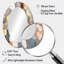 Tymvou - Miroir mural ovale brun-221730173