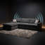 Canapé 4 pièces Canopée Gunmetal Power-993239990