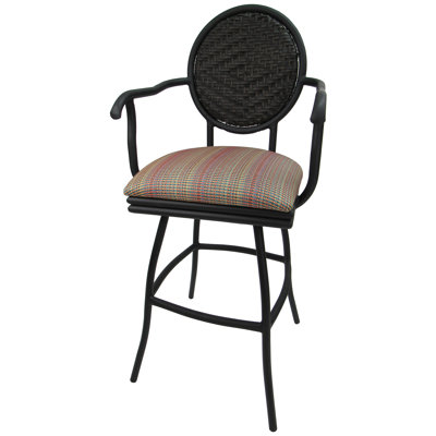 Swivel Upholstered Counter Stool
