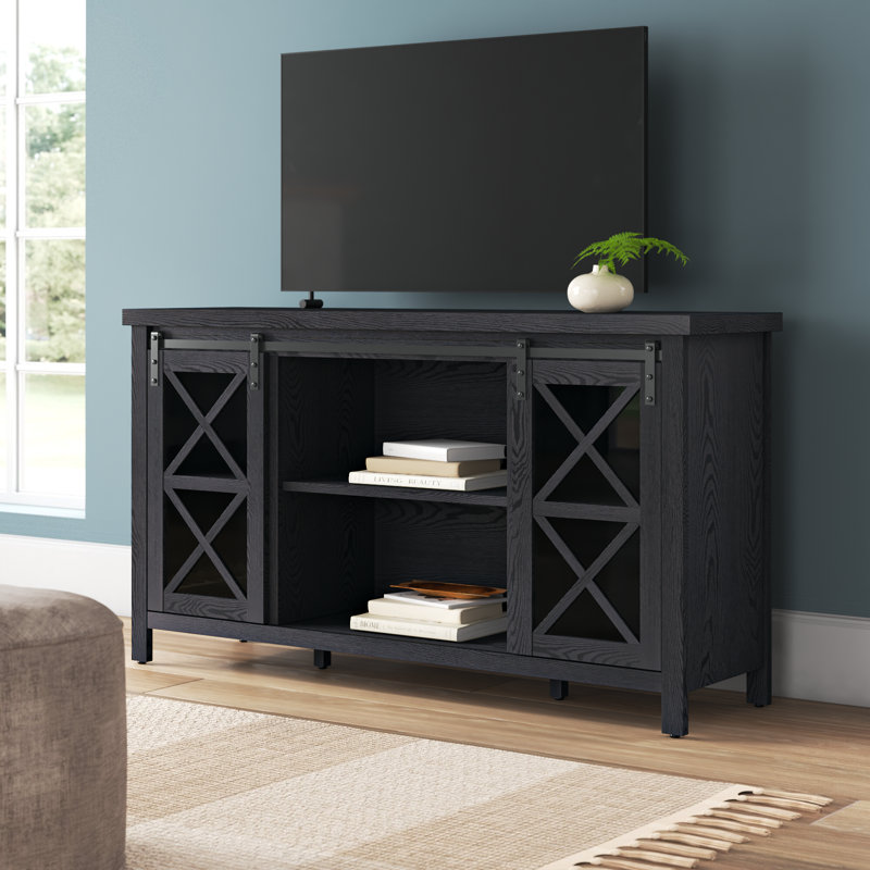 Rauch TV Stand for TVs up to 65", White Oak