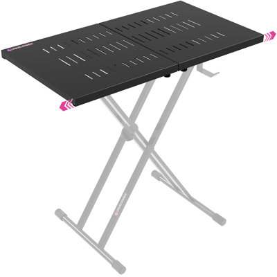 Liquid Stands Utility Table Top ONLY for X Style Keyboard Stands and Z Style Piano Stand  Portable DJ Table Stand Dj Mixer Desk Top