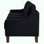 Causeuse moderne en velours-2126335307