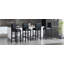 Ambriz Upholstered and Faux Leather Bar Stool with Solid Wood Frame-813900874