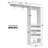 Ronnette 20"-60" Closet System with Three Wooden Drawers-2090227778