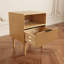 17.7'' W Solid Wood Nightstand-852923758