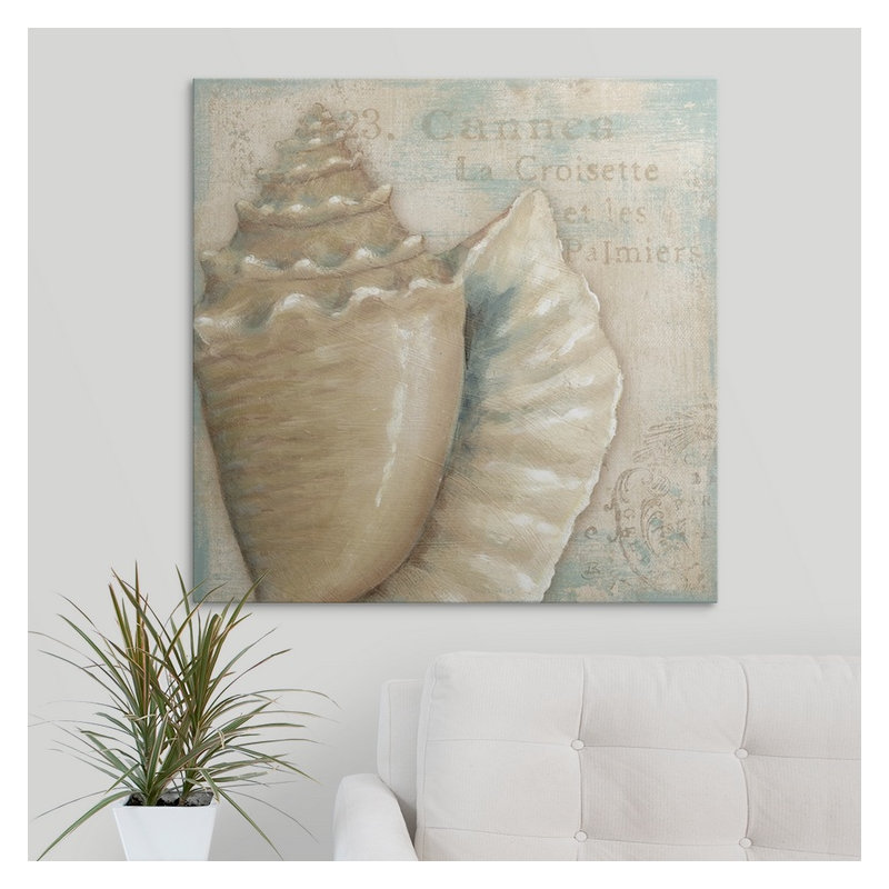 « iii », reproduction d’impression sur brissonnet, A La Plage, H 35 po x l 35 po x P 1,5 po, Toile