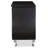 Kendin 6 Metal Glide Drawer Black Faux Leather Dresser, 31.2'' H X 52.65'' W X 18.14'' D-485150250