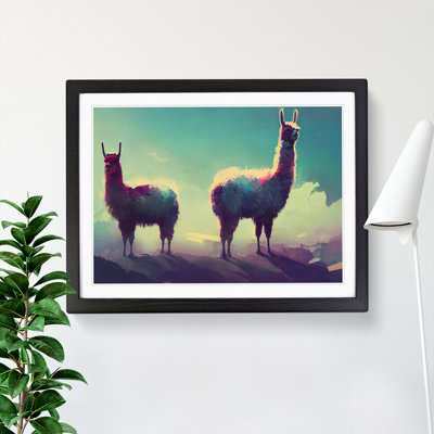 Llama Vol.2 Abstract - Single Picture Frame Print