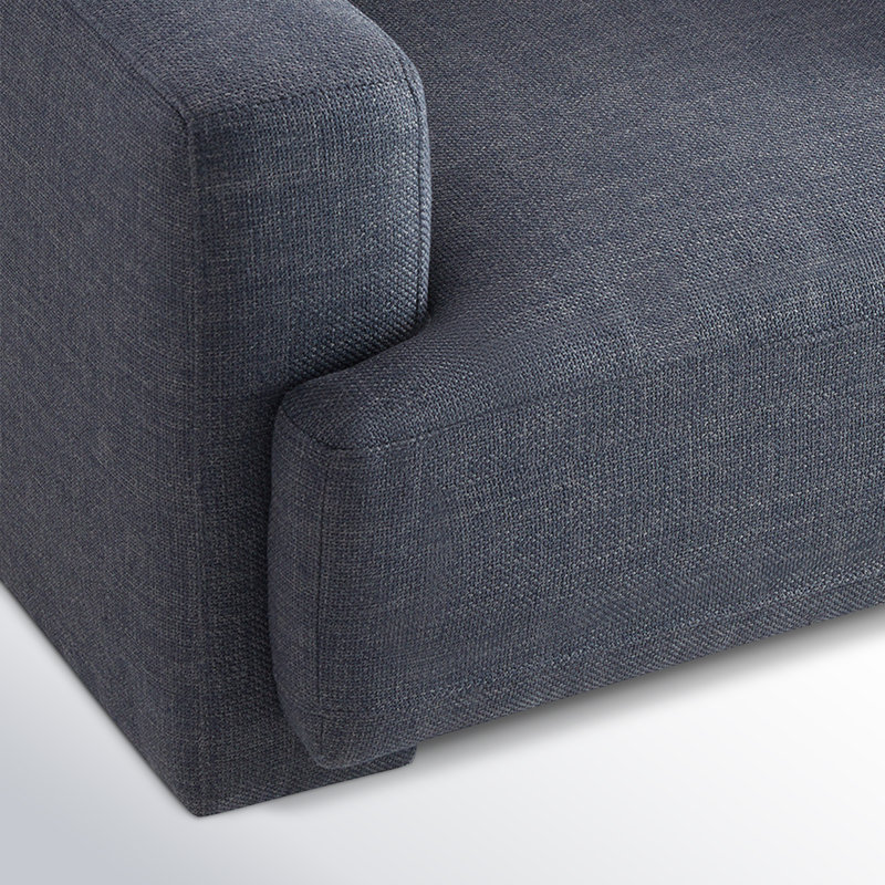 Fauteuil Ives, Gris anthracite Luna