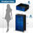 4 Drawer Dresser for Bedroom, Narrow Chest of Drawers, Wooden Top and Study Iron Frame 18"x37.5"-(WxH)