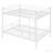 Full Over Full Metal Bunk Bed, White