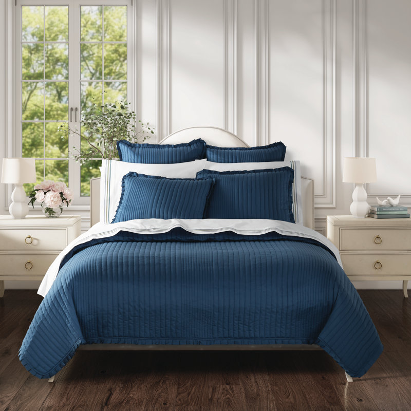 Coussin décoratif matelassé carré 20 po Meadow, Carré de 20 po
