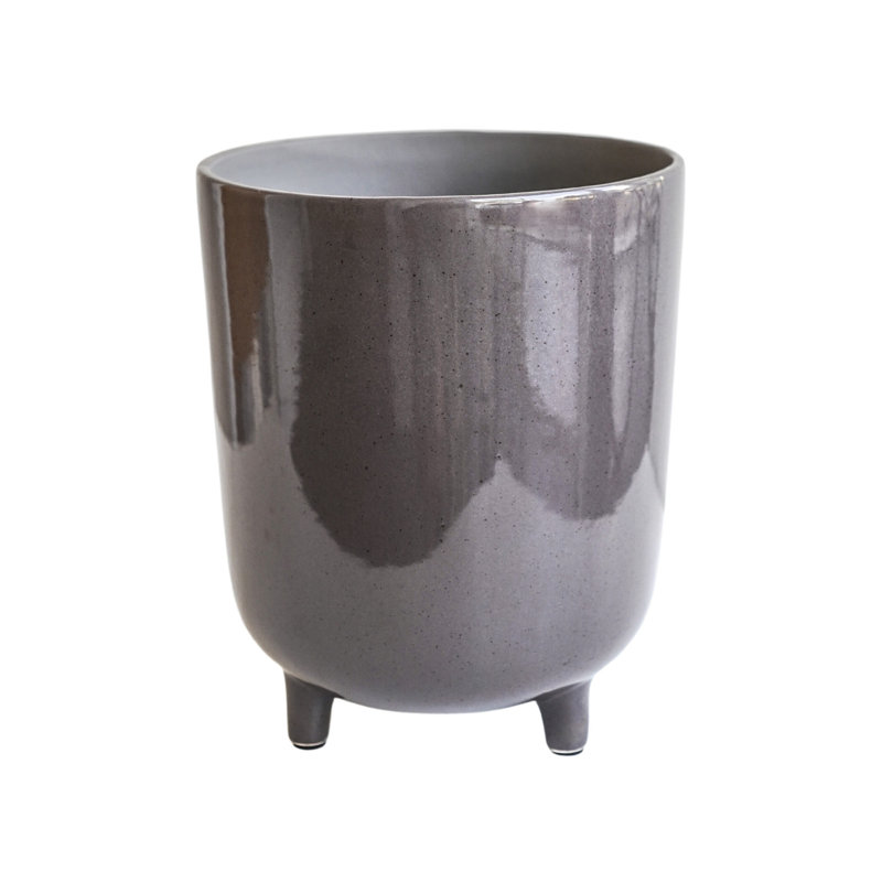 Ceramic Cachepot, Grey