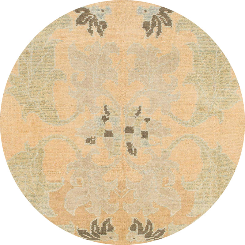 Abstract Indoor Rug, Round 8'