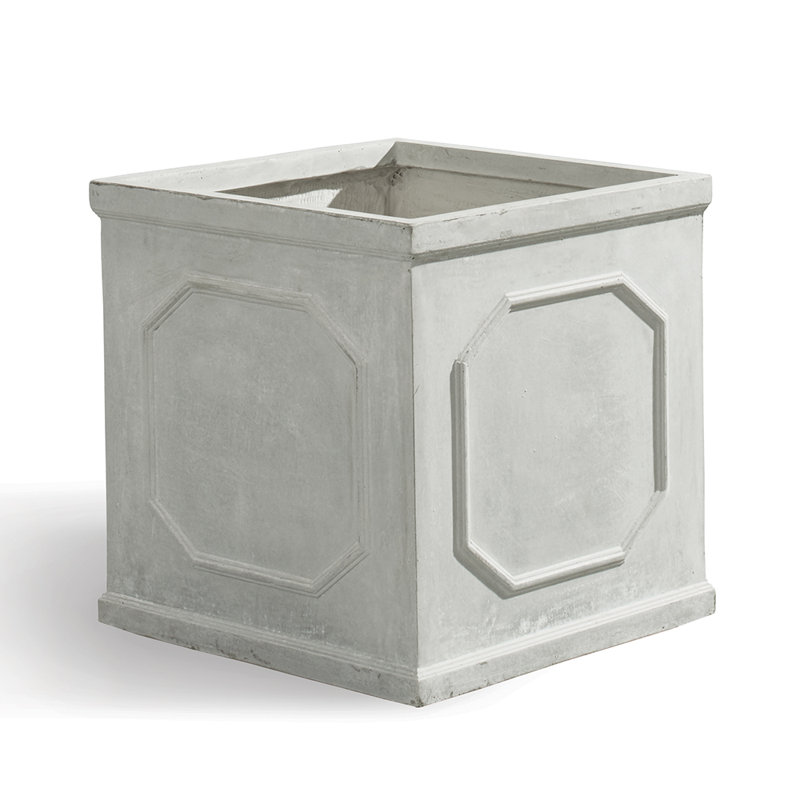 Boîte à fleurs Coterie, Sable, H 21,5 po x l 21,5 po x P 21,5 po