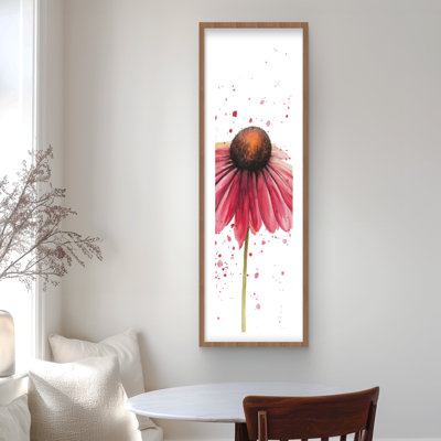 Rose marguerite - salon romantique, impression encadrée