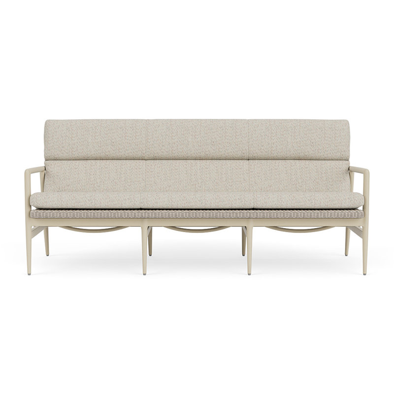 Cascade Outdoor 3 - Seat Patio Sofa, Knotty Mineral, Linen