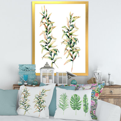 Branches d'automne - Peinture sur toile