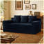 Canapé en velours côtelé 72,2 pouces | Aucun assemblage requis | Conception à assise profonde | Conception compacte adaptée aux appartements | Sièges ultra-confortables | Convient à une chambre à coucher-31376088