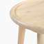 Orizcal Circular Mango Wooden Side Table - Traditional Farmhouse Style