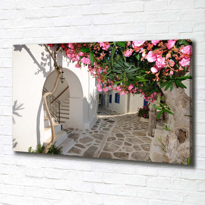 Charming Streets - Wrapped Canvas Print