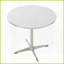 Table basse moderne et peu encombrante avec plateau en panneau de fibres à densité moyenne et amp; Pieds en acier inoxydable, faciles à nettoyer et amp; Polyvalent