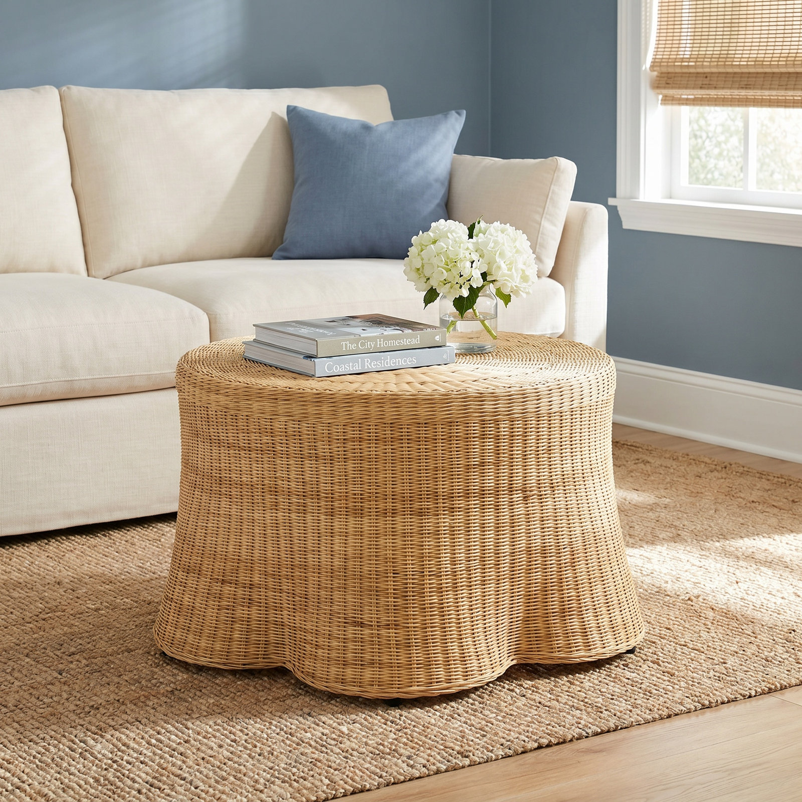 Cabo 33" Woven Coffee Table