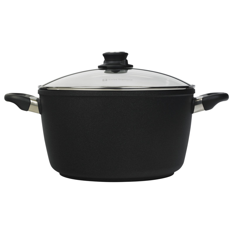 Swiss Diamond 8.5 qt. Stock Pot with Lid, 8.5 Quarts