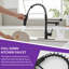 Pull Down Single Handle Kitchen Faucet with Accessories-70472616