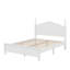 Lit plateforme en bois de style rétro avec support en lattes de bois-70188273-70188272