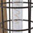 Bryant Metal Battery Operated Geometric Brown Accent Lamp with Included Fixed LED Light