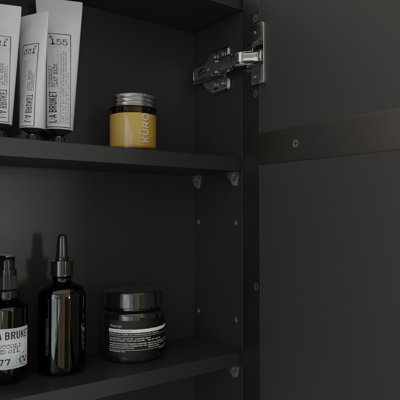 Pharmacie à pilules en acier à trois portes