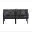 Ensemble de conversation pour patio 3 pièces, ensemble de mobilier modulaire d'extérieur moderne avec table basse carrée, siège épais à coussin épais pour porche et balcon-1638193337