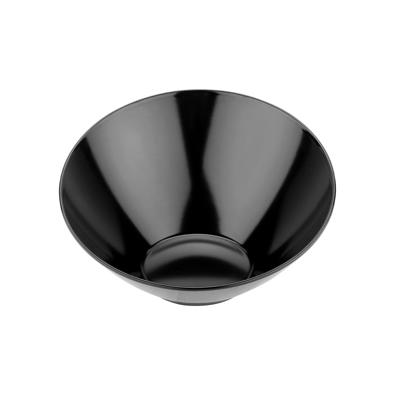 G.E.T. Melamine Serving Bowl, 6" H x 12" W x 12" D, Black