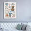 «Red Coffee Barrel I V2 Gingham» par Courtney Prahl, art mural sur toile-972044714