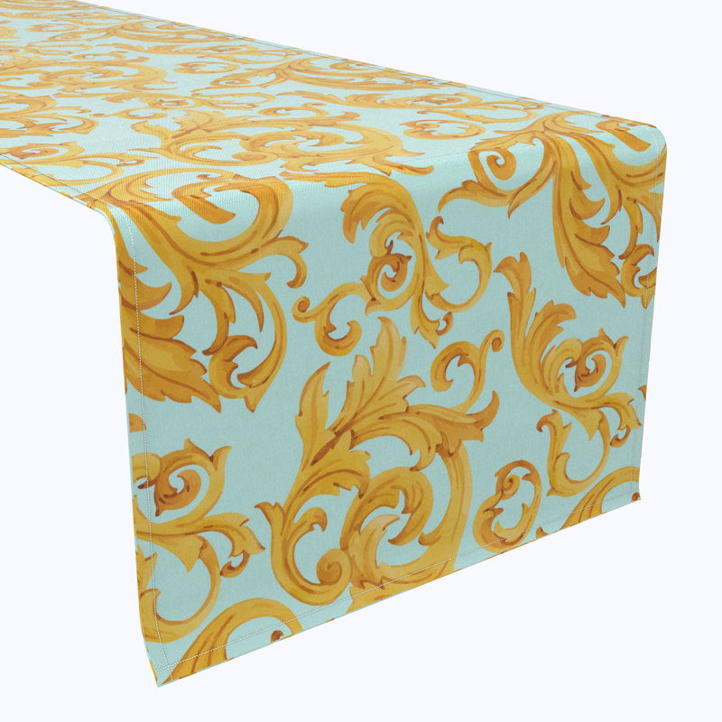 Floral 156 Cotton Table Runners, 72" x 16"