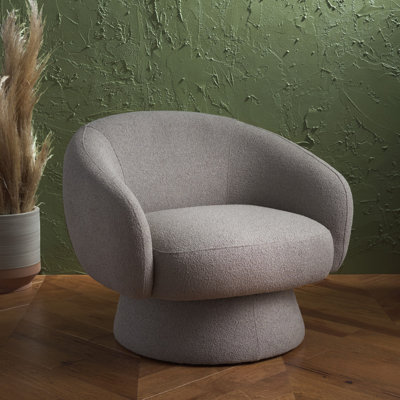 Fauteuil demi-tonneau pivotant Boucle